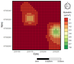 Variabilidade espacial da planta daninha azevém em cultivo de trigo utilizando diferentes malhas amostrais